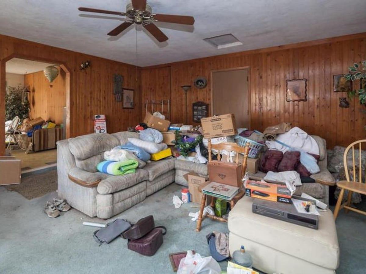 Before: Furniture haul-off, Sulphur junk removal by The Junk Guys